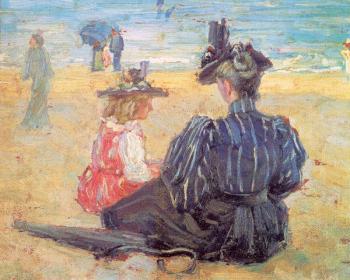 喬治 洛夫特斯 諾伊斯 Beach Scene 喬治 洛夫特斯 諾伊斯 Beach Scene
